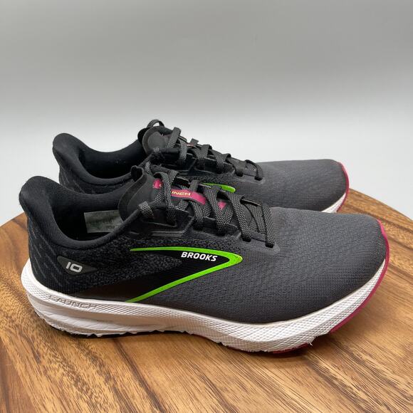 Brooks Launch 10 Shoes Womens Size 8 B Gray Running Comfort Walking Gym Sneakers - Picture 1 of 8